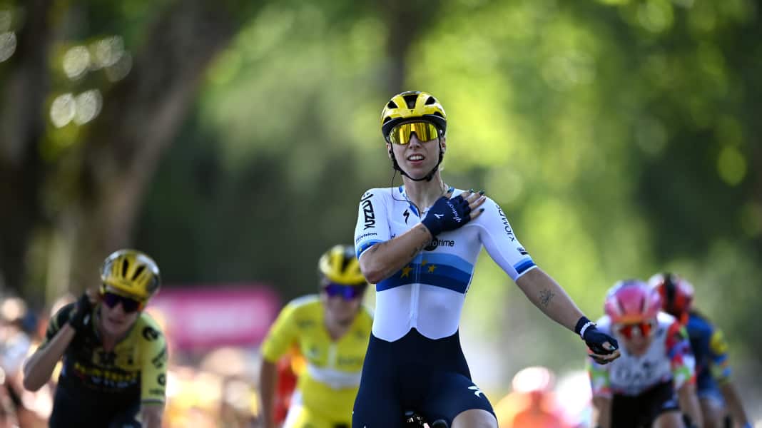 Tour de France Femmes: Wiebes gewinnt 3. Etappe - Lippert weiter Gesamtzweite