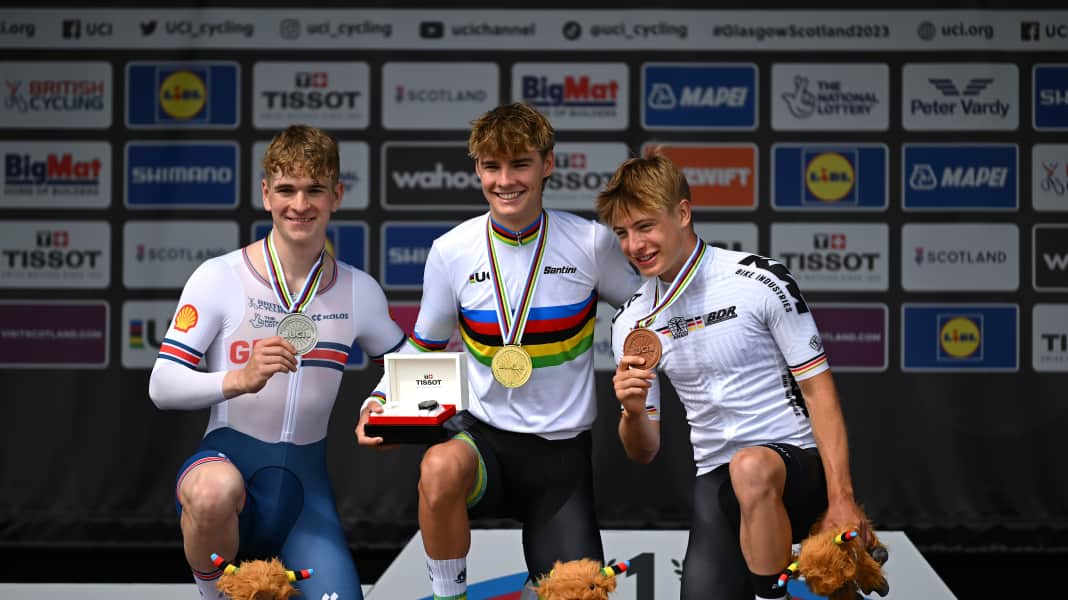 Rad-WM: Erste Medaille für Wiggins' Sohn - Leidert auf Platz drei