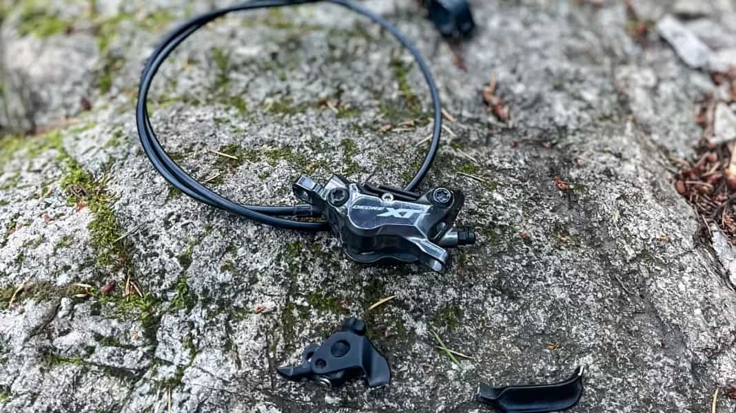 Bremsentest 2023: Shimano XT Bremse - dünn und fragil