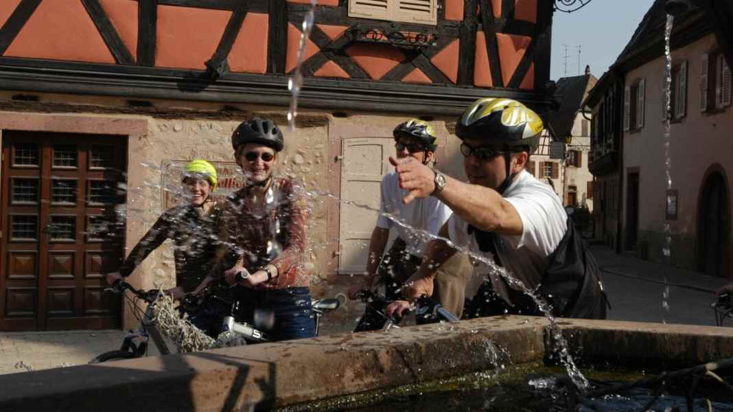 187 Kilometer auf der Veloroute Elsässer Weinstraße