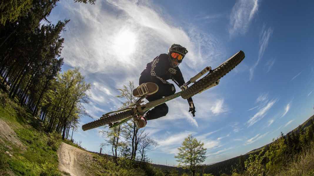 Eine Karte für 20 Bikeparks in Europa