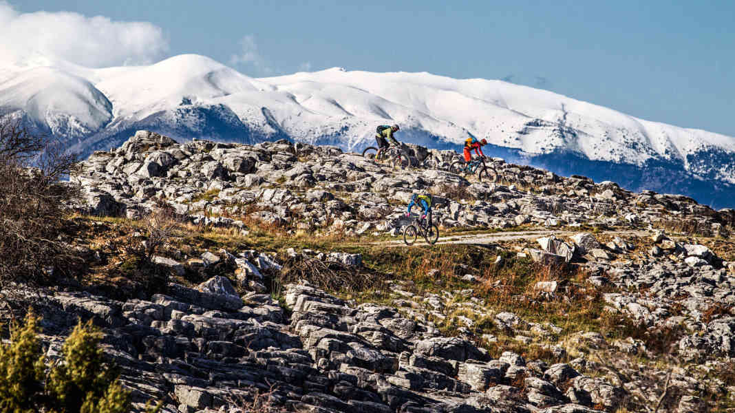 Mountainbike-Abenteuer am Olymp