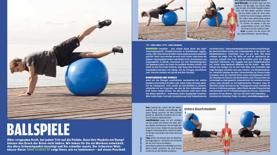 Training mit dem Pezziball