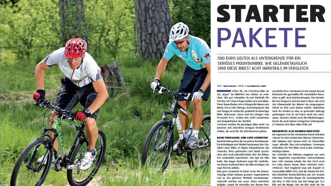 Hardtails bis 500 Euro im Test