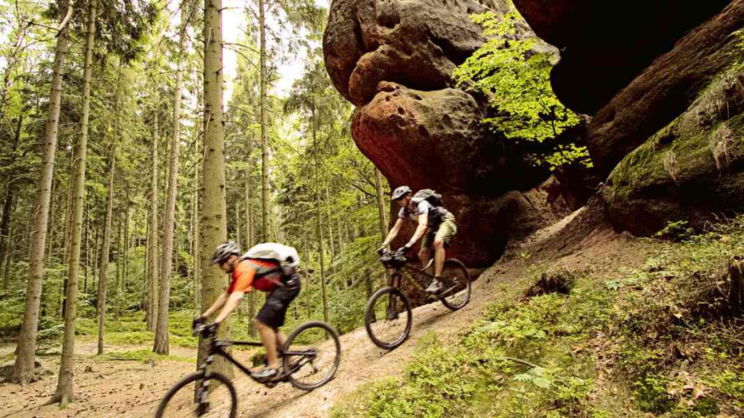 Mountainbiken im Zittauer Gebirge
