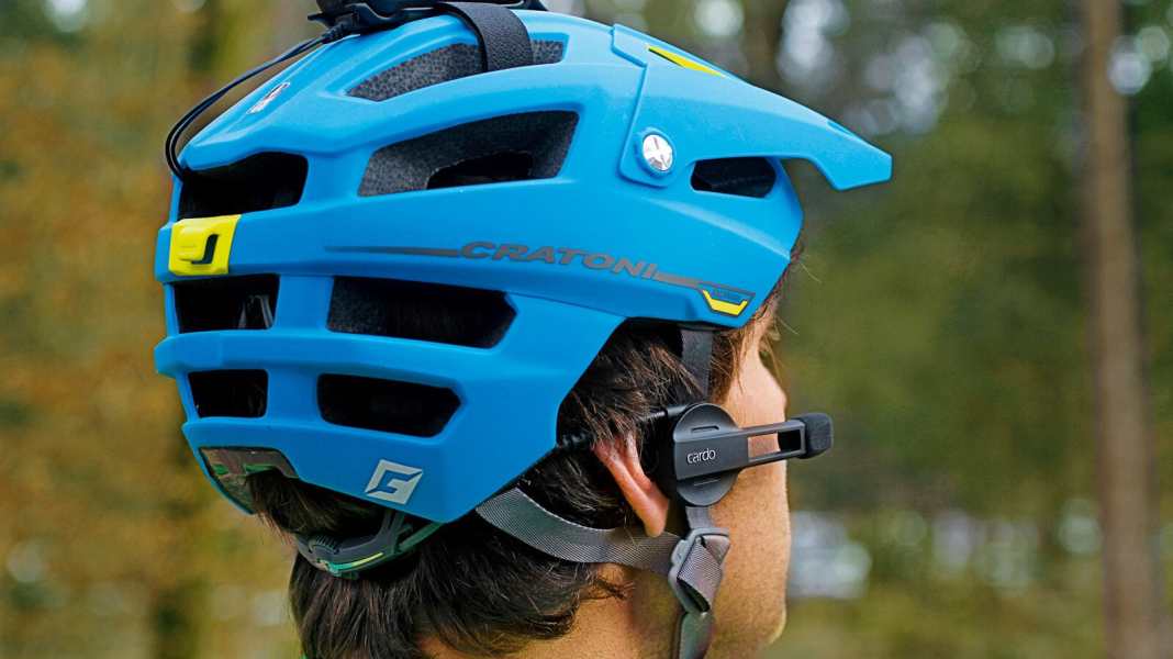 Training mit Funkverbindung: Cardo Headseat am MTB-Helm