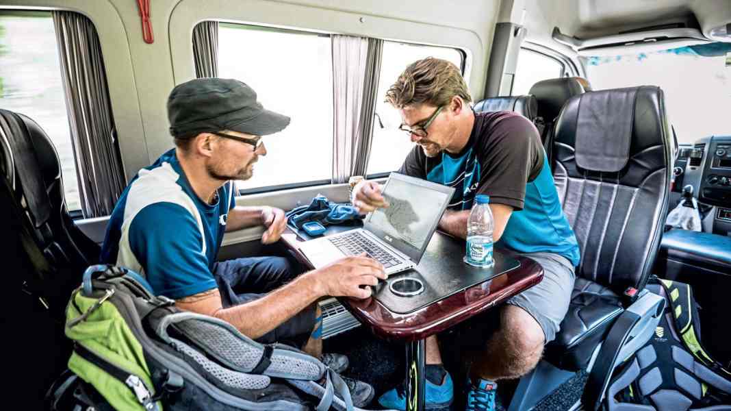 Tourenplanung am PC: digitale Karten und Software