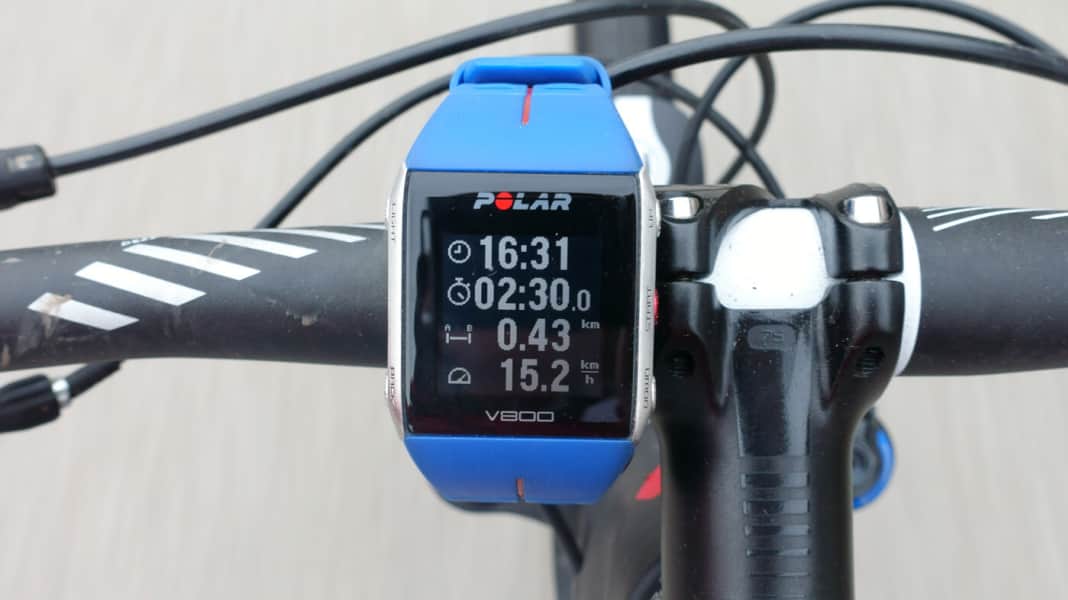 Multisport-Uhr Polar V800 im Langzeittest