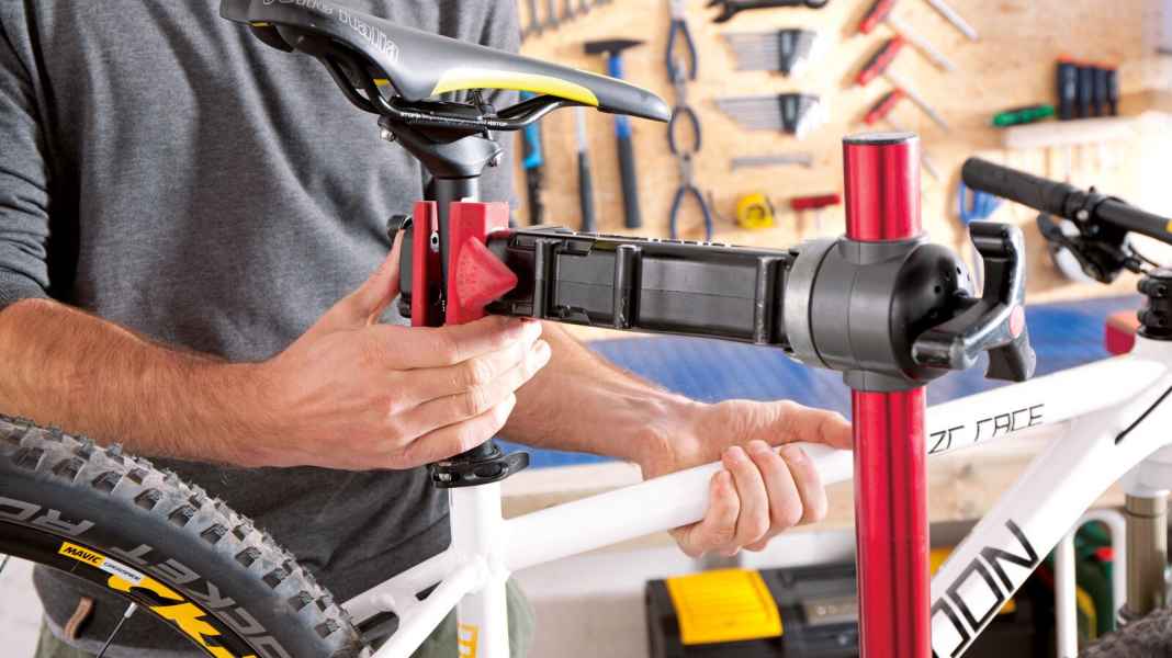 Bike-Hebebühne: Arbeiten auf Augenhöhe