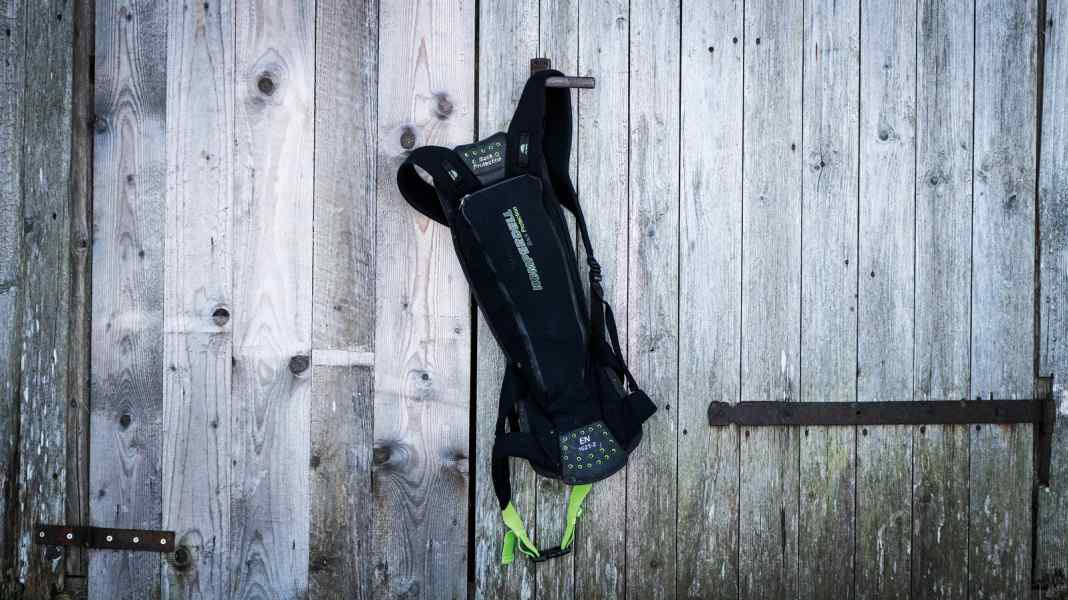 MTB Protektor und Rucksack in einem von Komperdell