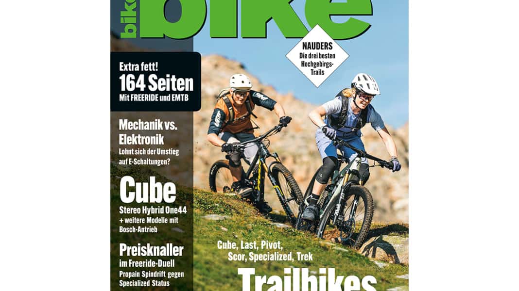Drei in Einem: BIKE jetzt mit FREERIDE und EMTB in einem Super-Magazin