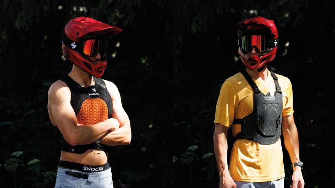 Test Endura MT500 Weste vs. POC VPD System Torso: Protektoren-Westen im Vergleich