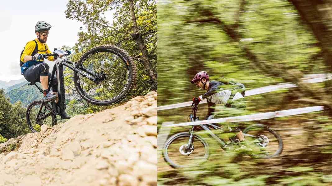 Conway Xyron S 8.9 MX Carbon vs. Flyer Uproc X 8.7 - EMTB-Test-Duell 2022