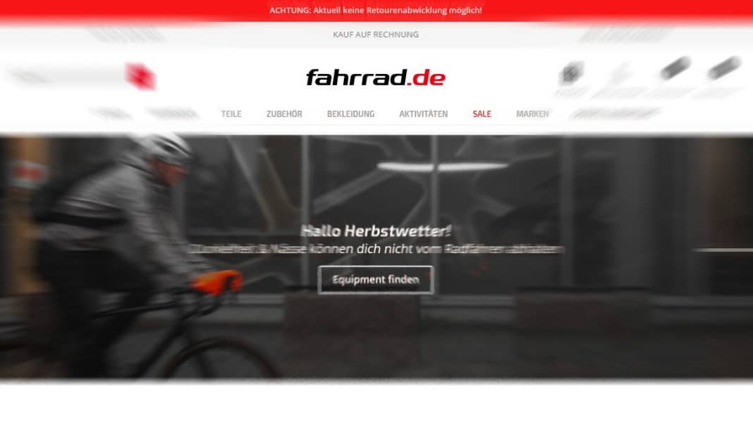Aktuelles aus der Fahrradbranche: Fahrrad.de insolvent - weitere Online-Händler wanken