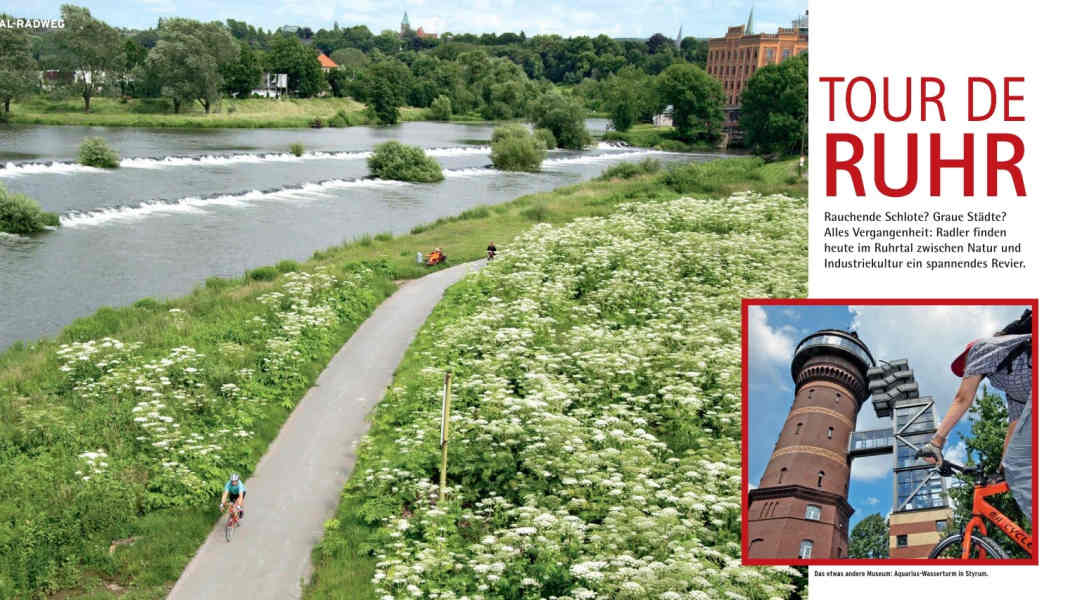 Von der Ruhr-Quelle bis zur Mündung in den Rhein