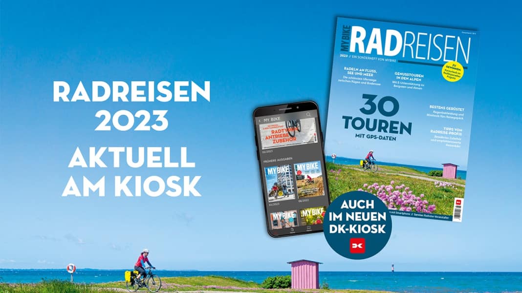 RADREISEN 2023: 30 Radtouren in Deutschland, Österreich und der Schweiz