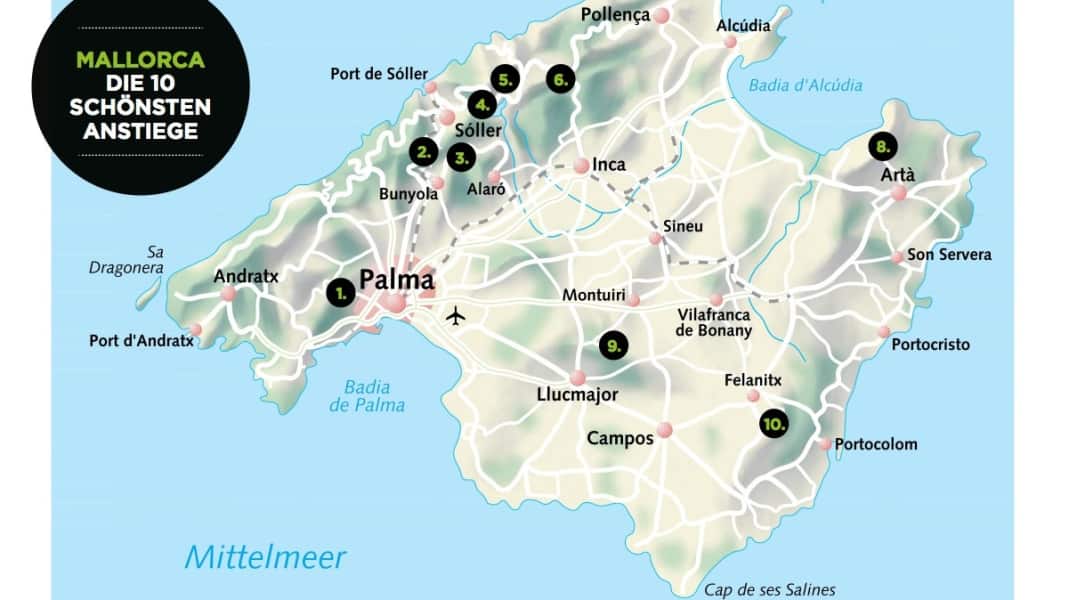 Rennrad-Berge auf Mallorca: Die zehn schönsten Anstiege auf Mallorca
