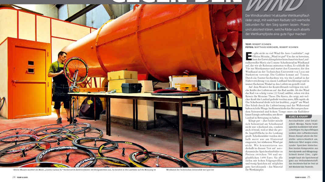 Aerodynamische Laufräder