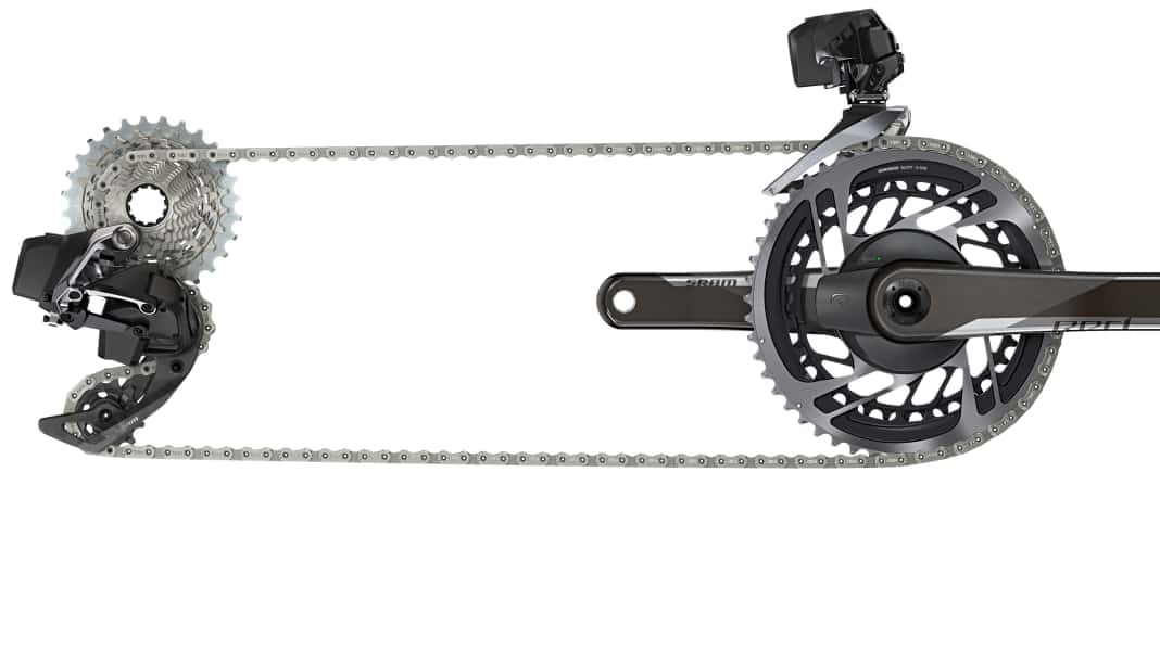 Sram Red eTap AXS: elektronische 12-fach-Schaltgruppe vorgestellt