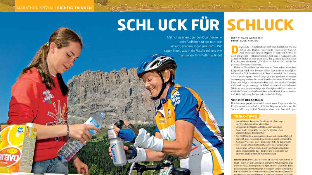 Marathon Spezial: Richtig Trinken