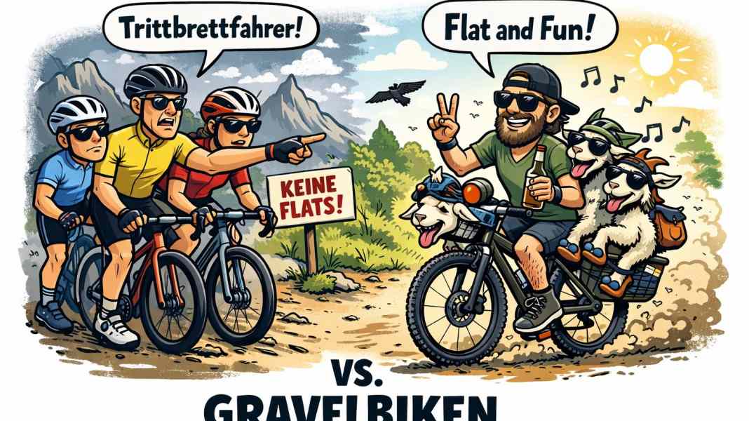Flatpedals am Gravelbike: Die ultimative Blasphemie - und ich liebe es!
