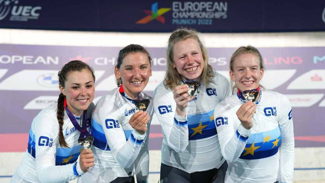 Zweimal Gold: EM-Titel für Vierer und Sprint-Trio