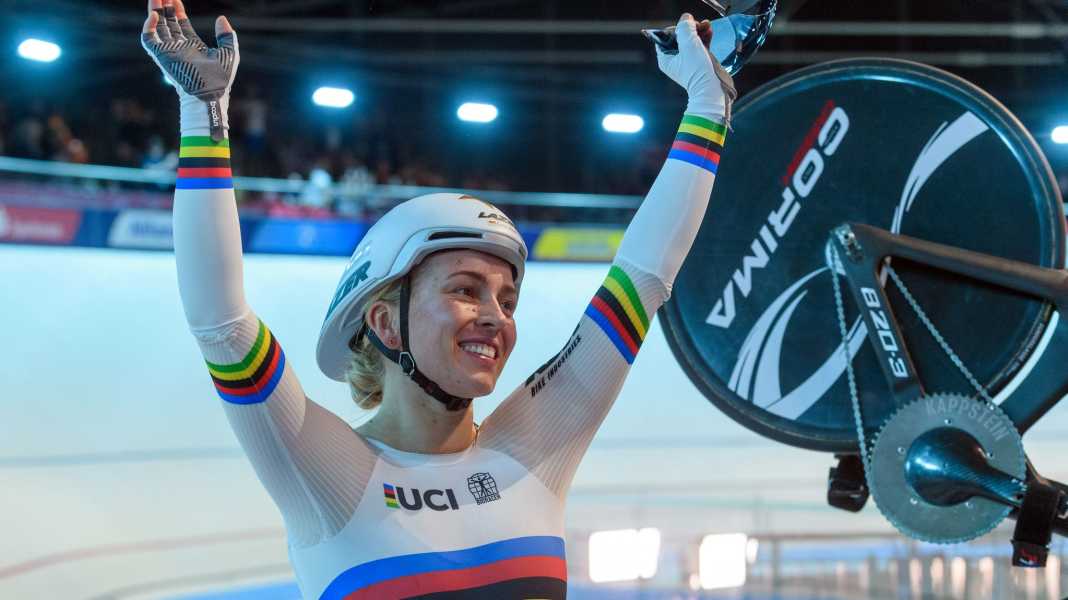 Wieder Gold: Sprinterin Hinze gewinnt dritten Bahnrad-Titel