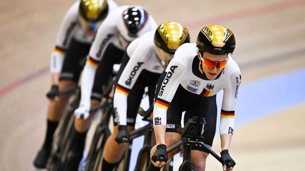 Bahnrad-EM 2023: Frauen-Vierer und Dörnbach holen EM-Bronze