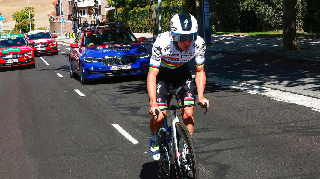Vuelta: Evenepoel im Zeitfahren vor Vingegaard - Ganna siegt