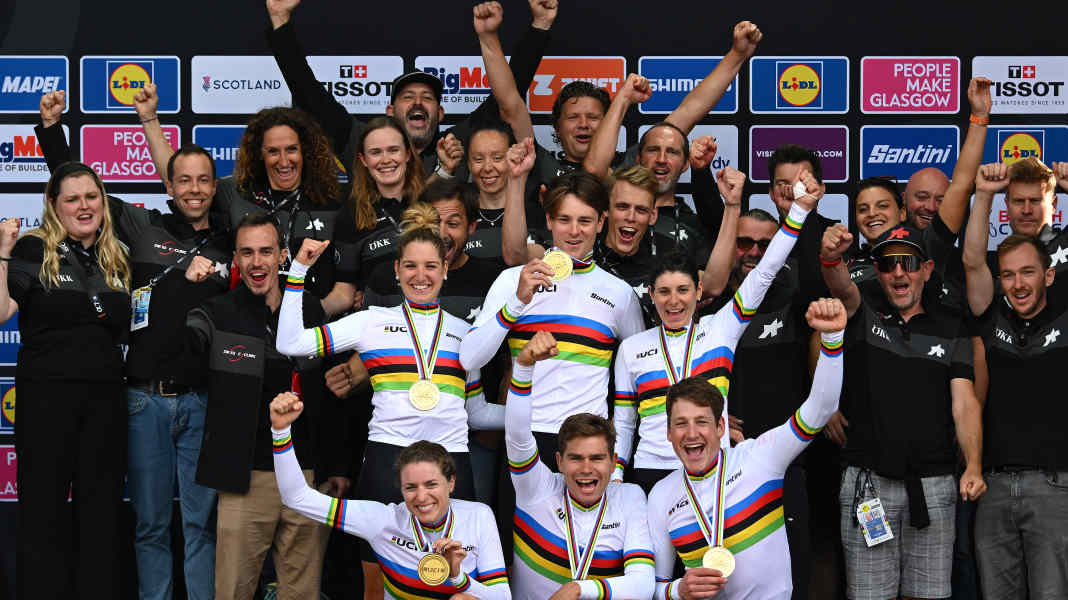 Rad-WM 2023: Bronze für Deutschland in der Mixed-Staffel, Schweiz verteidigt Gold