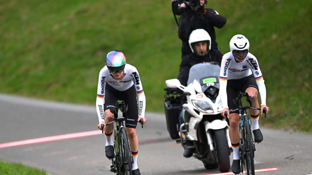 Rad-WM 2024: 85 Hundertstel - Deutschland holt Silber hinter Australien in der Mixed-Staffel