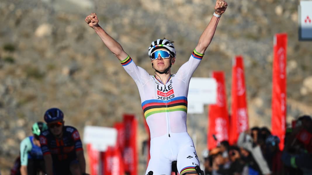 Erster Sieg auf neuem Rad: Pogačar triumphiert bei Bergankunft