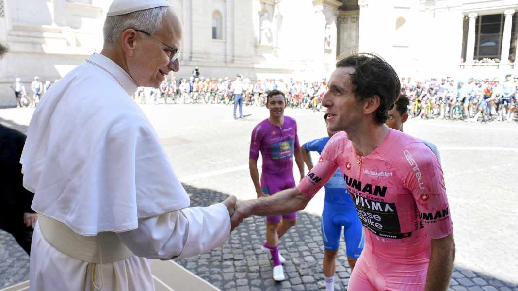 "It doesn't get any better than this": papal audience and Giro victory for Yates