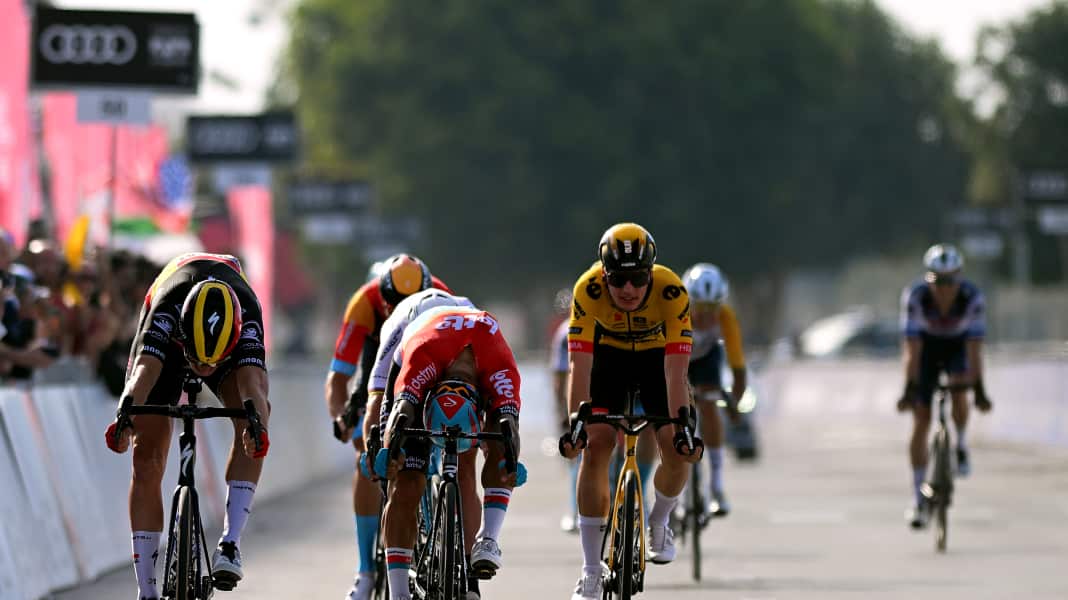 After a 15-minute wait: Merlier wins at the start of the UAE Tour