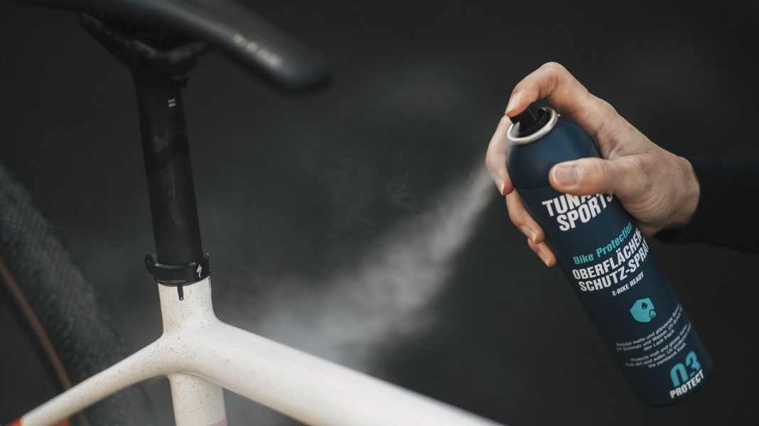 Protection de surface Tunap : contre la saleté et avec protection UV pour le cadre du vélo
