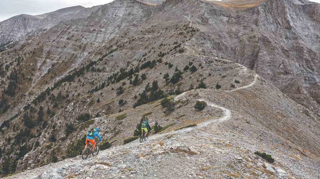 Mountainbiken in Griechenland: Göttliches am Olymp