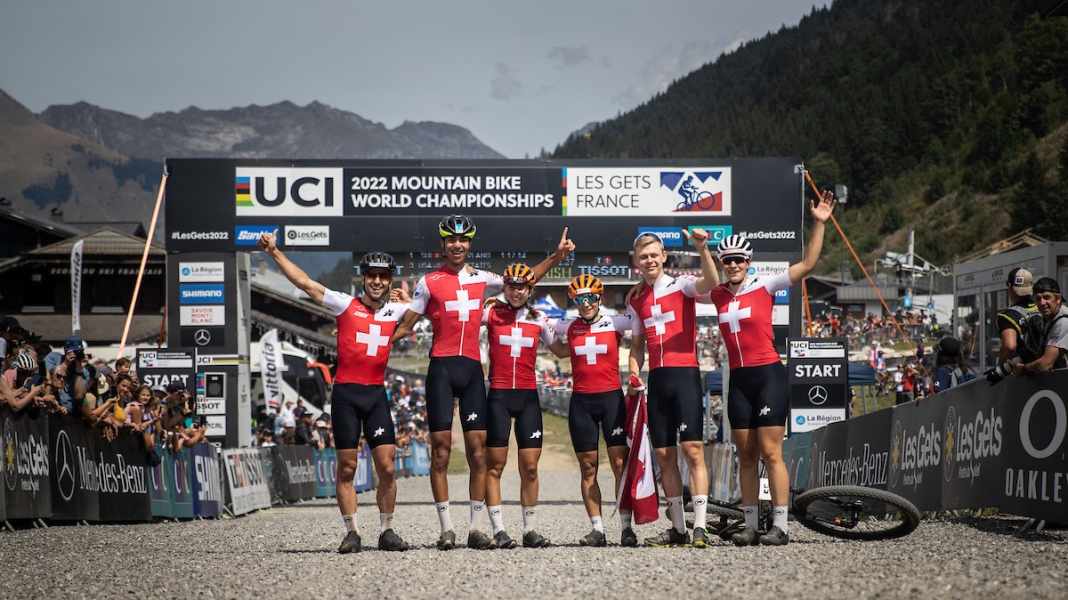 UCI MTB World Championships Les Gets: Switzerland wins relay gold - BDR team in 10th place