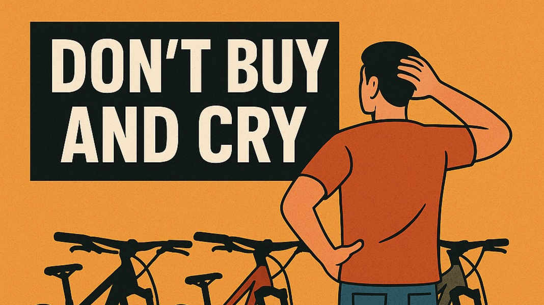 Mistake when buying a bike: Don't buy & cry: 5 points for a happy ending after ordering a bike!