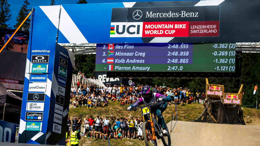 Downhill World Cup: French superiority in Lenzerheide