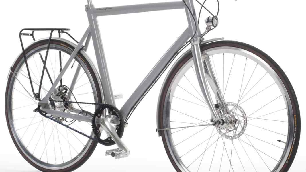 Royal design bike with belt drive