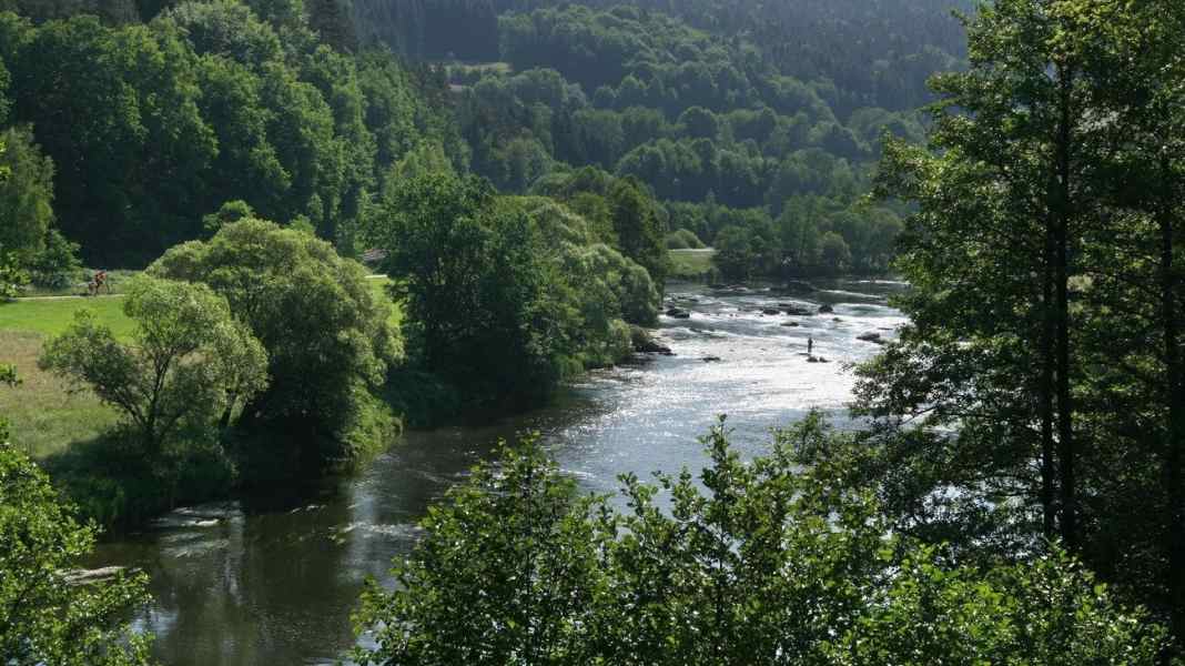 445 km cycle tour between the Danube and the Bohemian Forest