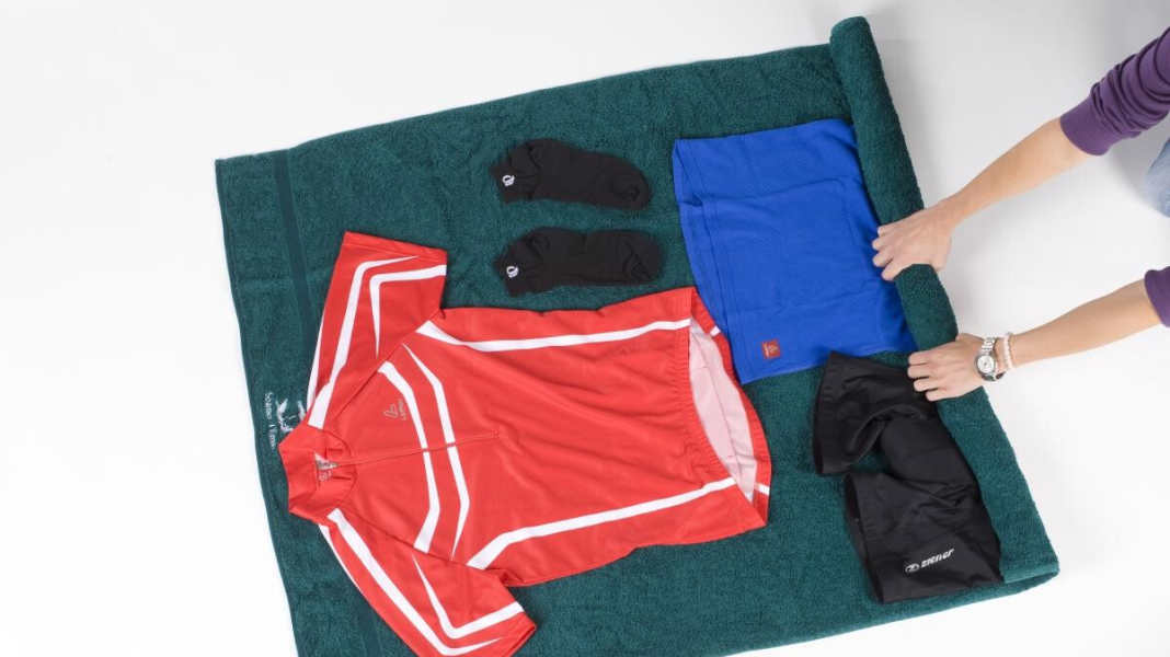 With two kilos of clothes on a week-long cycle tour
