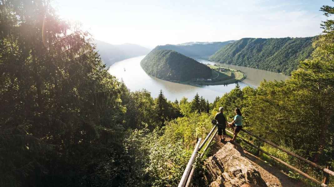 Radeln am großen Fluss