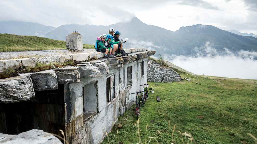 Sattelbergalm: EMTB-Tour mit Kids am Brenner