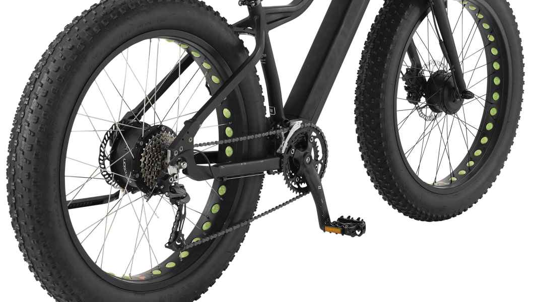 Hardtail, Fully und ein Fatbike mit zwei Motoren von BH
