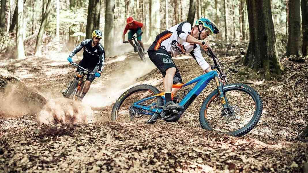 Powerful suspension: Giant Trance SX E+ 0 Pro