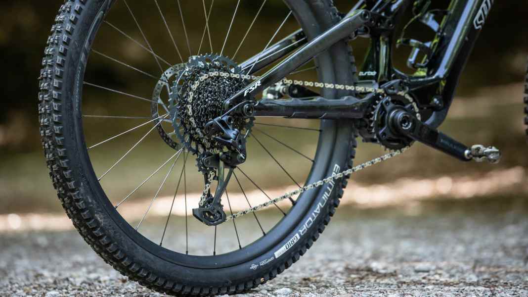 More range on the e-bike with the Sram Eagle