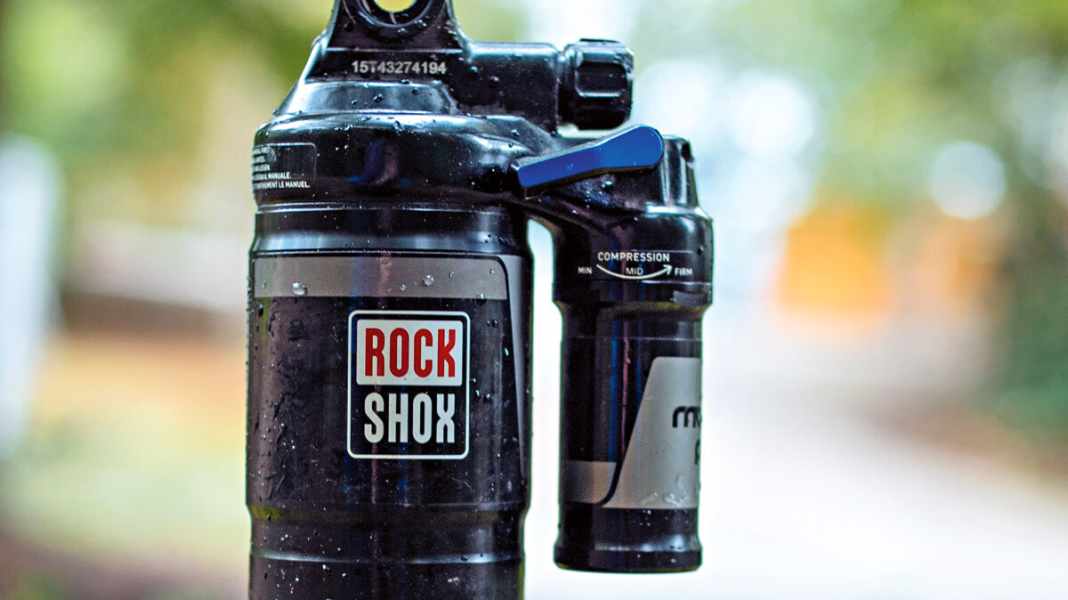 Fatter: RockShox Monarch shock absorber