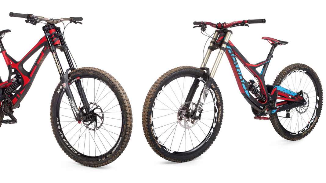 Battle of the giants: Intense M16 / Devinci Wilson