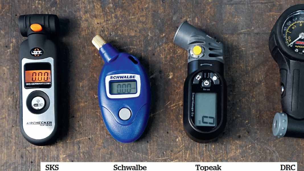 4 mini pressure gauges to accompany you on the freeride course